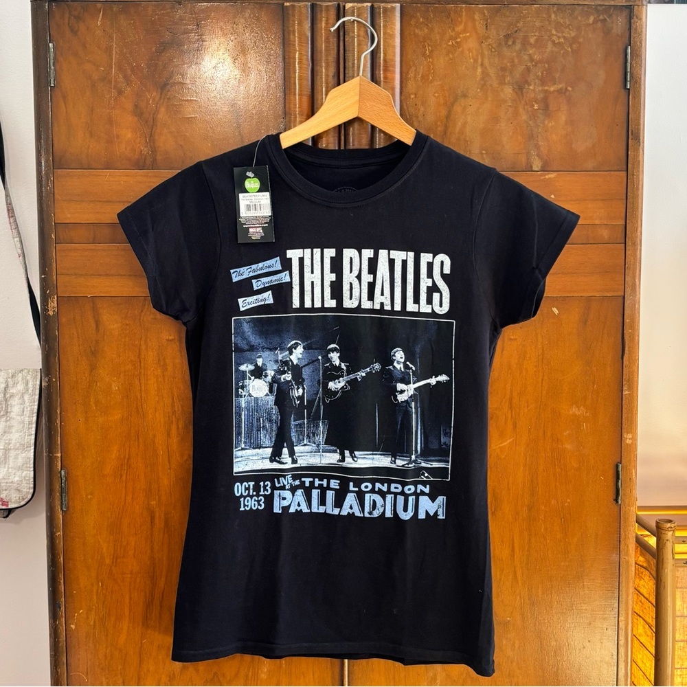 The Beatles Black Graphic T-Shirt